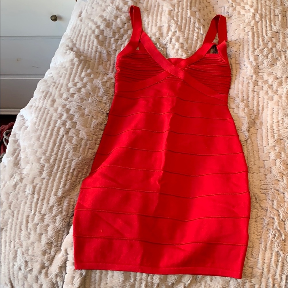 Red Bebe Dress